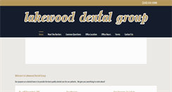 Desktop Screenshot of lakewooddentalgroup.com